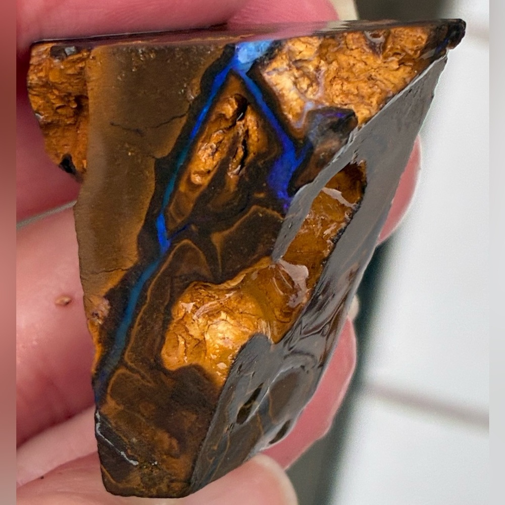 Amazing 190ct Australian Boulder Rough Opal Loose Gemstone Lapidary Specimen